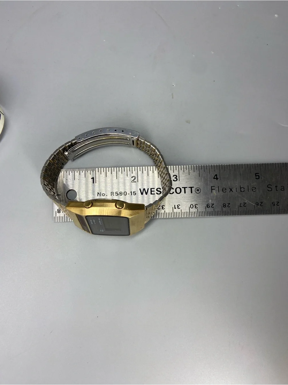 Seiko Vintage Digital Chronograph Watch Gold 1970’s Japan A159-5009G